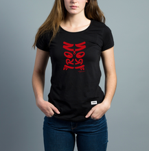 Charger l'image dans la galerie, IRON TOINOU Black Tee-shirt Femme manches courtes