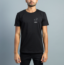 Charger l'image dans la galerie, Tee-shirt SERGE BETSEN Noir Coeur manches courtes