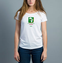 Charger l'image dans la galerie, Tee-shirt Serge Betsen Academy Femme Blanc Coeur manches courtes