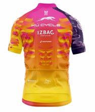 Charger l&#39;image dans la galerie, 🟠🟣👩 IRON TOINOU Maillot Cyclisme Femme Orange/Pink
