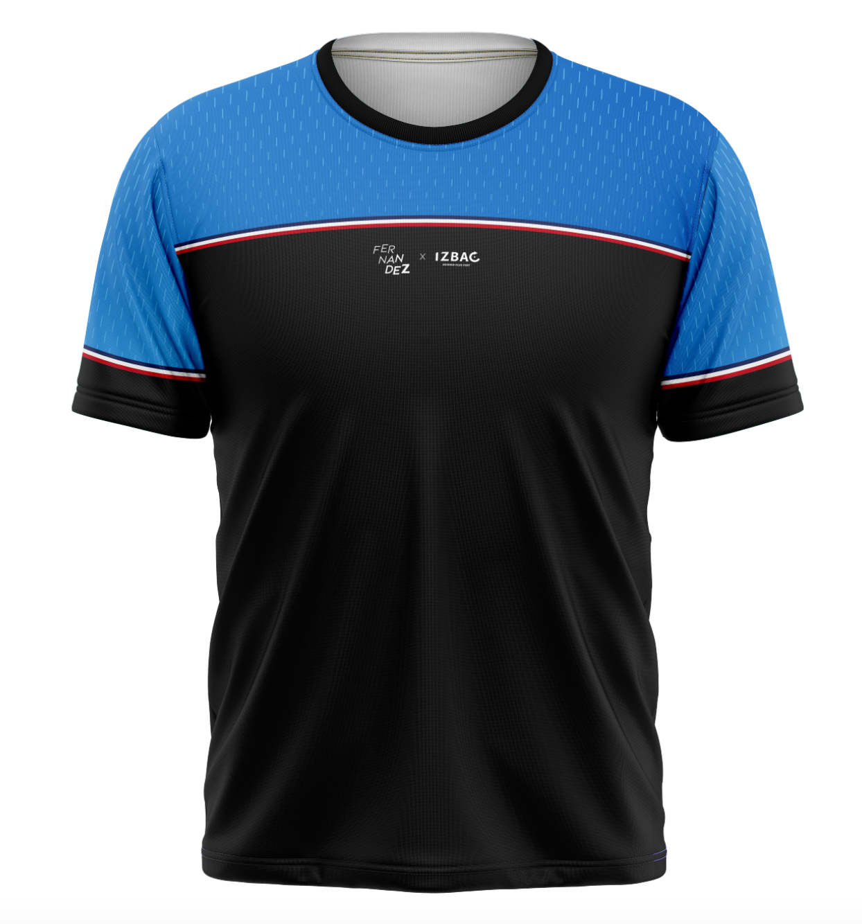 Maillot FERNANDEZ Bleu Blanc Rouge Black