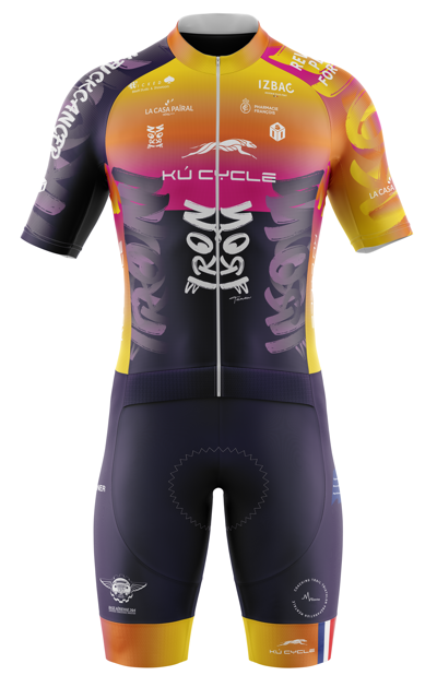 🟠🟣👩 IRON TOINOU Officielle Trifonction Suit Femme Orange