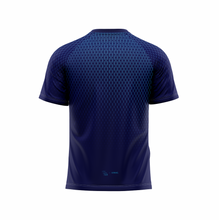 Charger l&#39;image dans la galerie, Maillot FERNANDEZ Bleu Trames A manches raglantes
