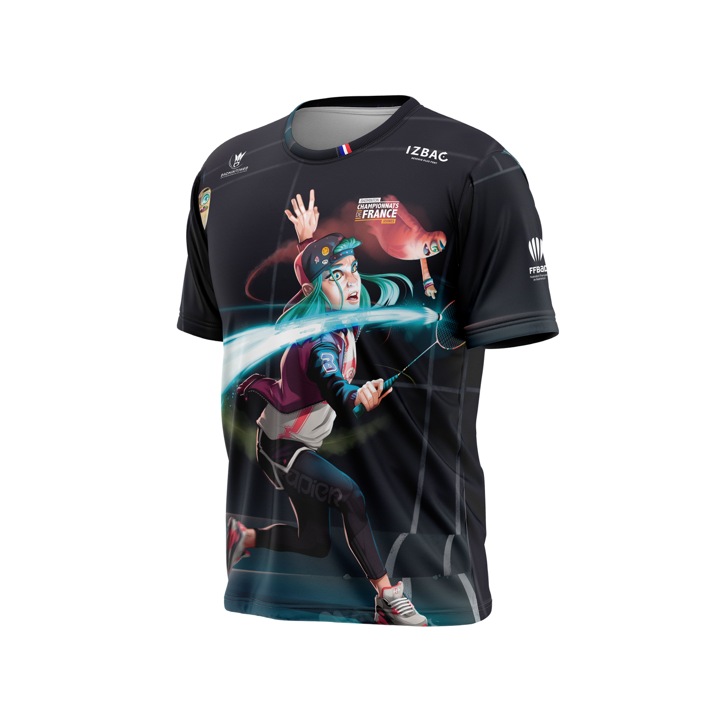 WEB ONLY Maillot Homme Noir Event Bad Jeunes CF 21 Mulhouse (Non-homologué)