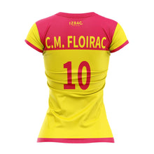 Charger l&#39;image dans la galerie, CM Floirac Volley Maillot Col Rond Femme Jaune
