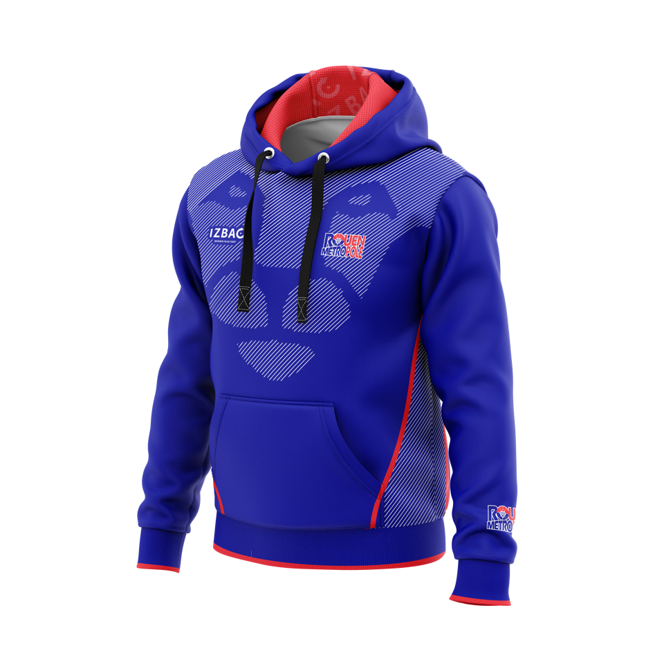 RMB Sweat Bleu à capuche Mixte