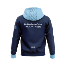 Charger l&#39;image dans la galerie, SACB Bleu Sweat à capuche Zip Mixte
