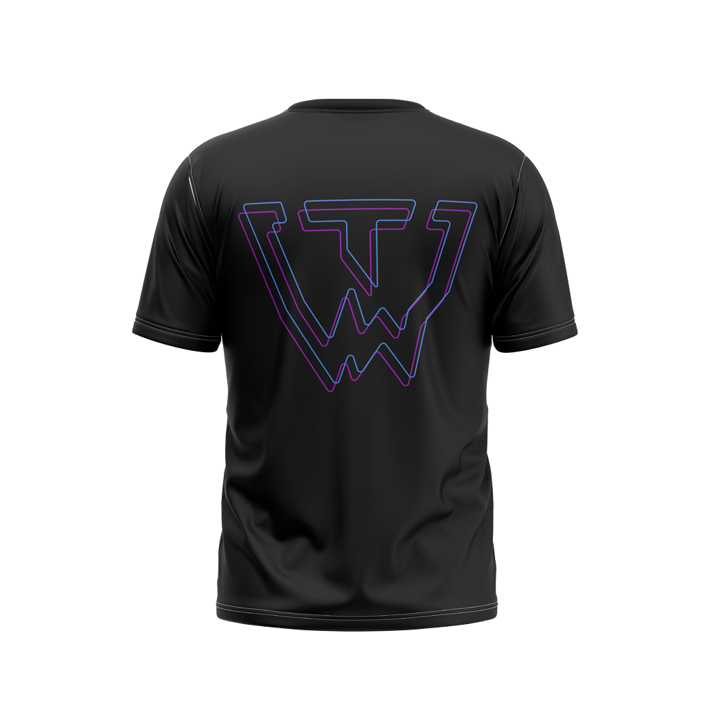 WADOWSKI RETRO Black Maillot Homme manches courtes