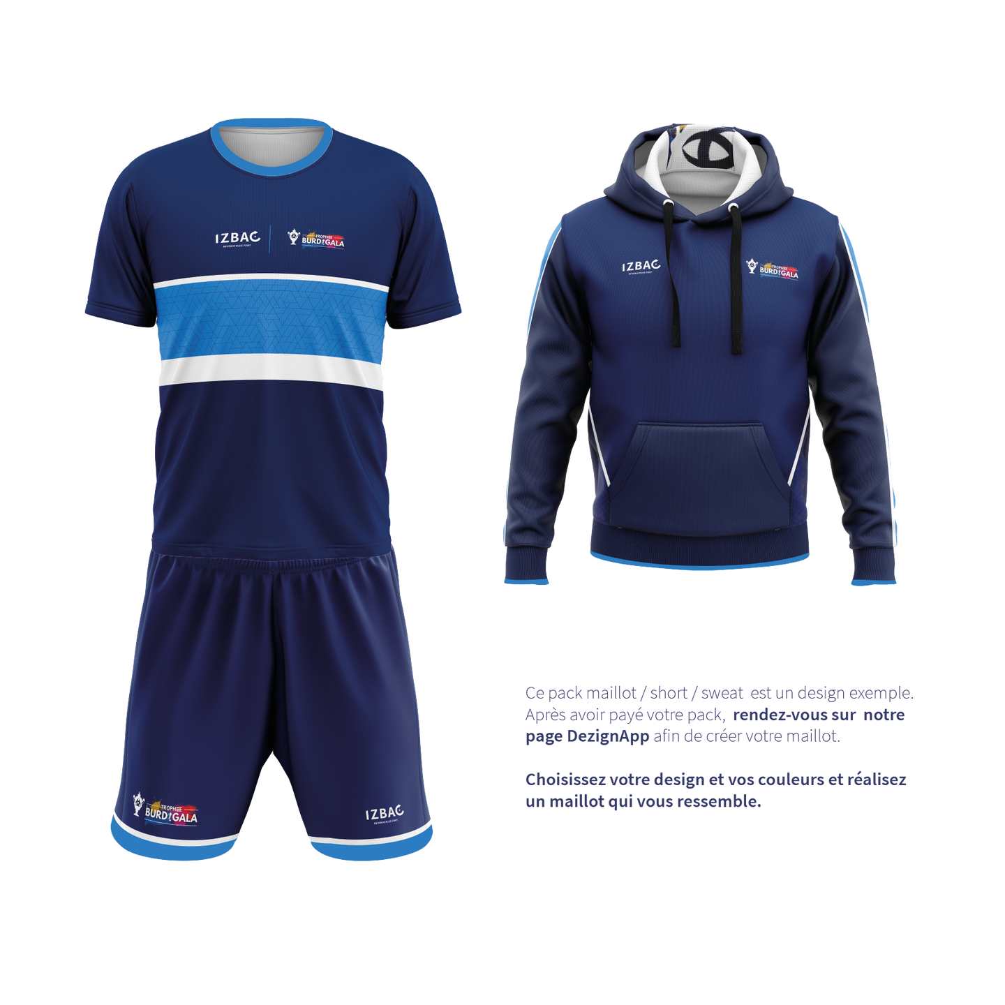 TROPHÉE BURDIGALA Pack Maillot + Short + Sweat