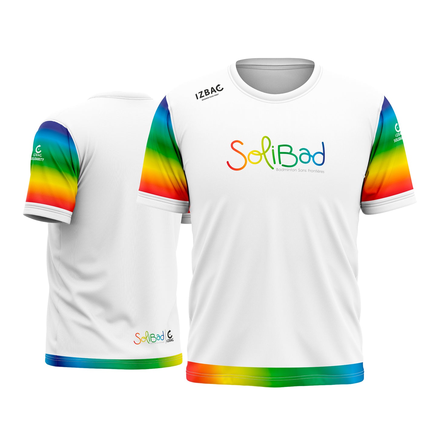 Solibad V1 Maillot Blanc Homme manches courtes