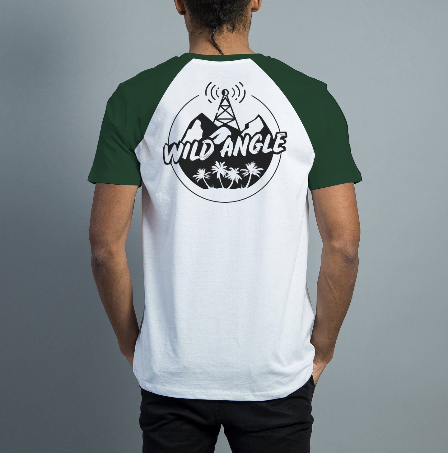 WILD ANGLE White Tee-shirt manches courtes